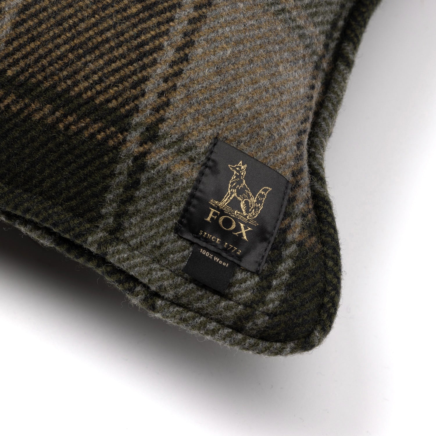 Fox Brother's x MJ: Cushion "Edington Check" made from original Fox Brother's Wool